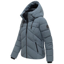 Marikoo Naanda Damen Steppjacke Blue Grey Gr&ouml;&szlig;e L - Gr.40