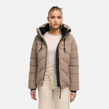 Marikoo Naanda Damen Steppjacke Taupe Grey Gr&ouml;&szlig;e XS - Gr.34