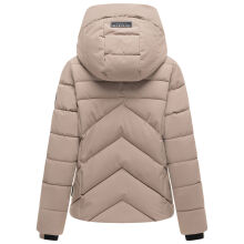 Marikoo Naanda Damen Steppjacke Taupe Grey Gr&ouml;&szlig;e M - Gr.38