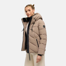 Marikoo Naanda Damen Steppjacke Taupe Grey Gr&ouml;&szlig;e XL - Gr.42