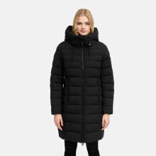 Marikoo Nanoraa Damen Steppmantel Schwarz Gr&ouml;&szlig;e M - Gr.38