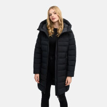 Marikoo Nanoraa Damen Steppmantel Schwarz Gr&ouml;&szlig;e M - Gr.38