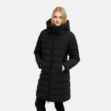 Marikoo Nanoraa Damen Steppmantel Schwarz Gr&ouml;&szlig;e XXL - Gr.44