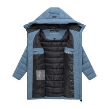 Marikoo Nanoraa Damen Steppmantel Dusty Blue Gr&ouml;&szlig;e L - Gr.40