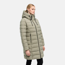 Marikoo Nanoraa Damen Steppmantel Stone Grey Gr&ouml;&szlig;e XL - Gr.42