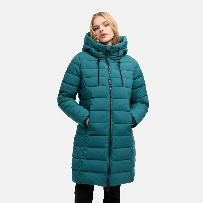 Marikoo Nanoraa Damen Steppmantel Ocean Green Gr&ouml;&szlig;e XL - Gr.42