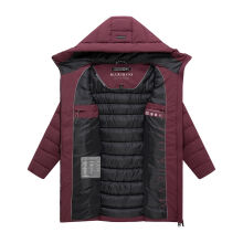 Marikoo Nanoraa Damen Steppmantel Wine Gr&ouml;&szlig;e L - Gr.40