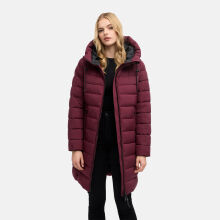 Marikoo Nanoraa Damen Steppmantel Wine Gr&ouml;&szlig;e XXL - Gr.44