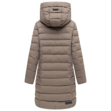Marikoo Nanoraa Damen Steppmantel Stone Brown Gr&ouml;&szlig;e XXL - Gr.44