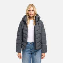 Marikoo Nobiruu Damen Steppjacke N156 Anthracite Gr&ouml;&szlig;e XXL - Gr.44