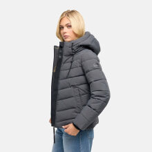 Marikoo Nobiruu Damen Steppjacke N156 Anthracite Gr&ouml;&szlig;e XXL - Gr.44
