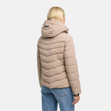 Marikoo Nobiruu Damen Steppjacke Taupe Grey Gr&ouml;&szlig;e M - Gr.38