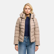 Marikoo Nobiruu Damen Steppjacke Taupe Grey Gr&ouml;&szlig;e XL - Gr.42