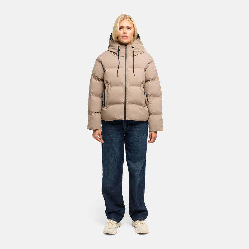 Marikoo Paddie Damen Steppjacke Taupe Grey Gr&ouml;&szlig;e XS - Gr.34
