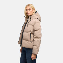 Marikoo Paddie Damen Steppjacke Taupe Grey Gr&ouml;&szlig;e XS - Gr.34