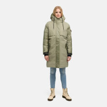Navahoo Peakstorm Damen Parka Stone Grey Gr&ouml;&szlig;e S - Gr.36