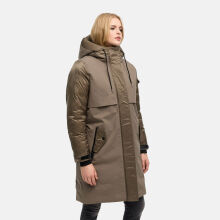 Navahoo Peakstorm Damen Parka Stone Brown Gr&ouml;&szlig;e L - Gr.40