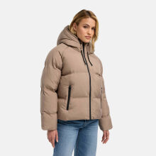Navahoo Petit-Puffy Damen Steppjacke Taupe Grey Gr&ouml;&szlig;e S - Gr.36