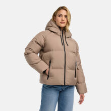 Navahoo Petit-Puffy Damen Steppjacke Taupe Grey Gr&ouml;&szlig;e M - Gr.38