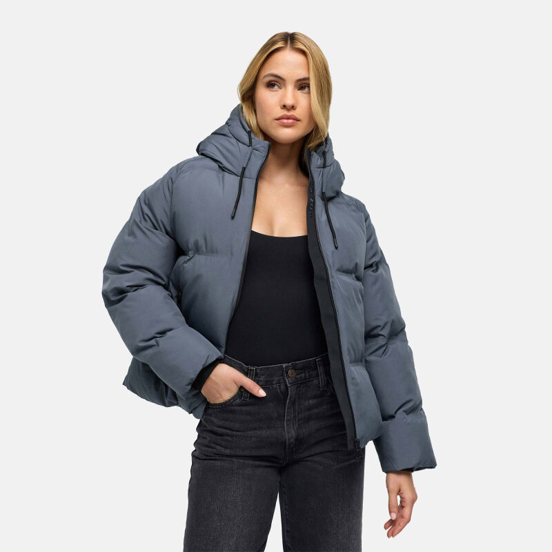 Navahoo Petit-Puffy Damen Steppjacke Blue Grey Gr&ouml;&szlig;e XXL - Gr.44