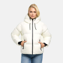 Navahoo Petit-Puffy Damen Steppjacke Offwhite Gr&ouml;&szlig;e M - Gr.38