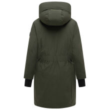 Marikoo Polarh&auml;schen Damen Mantel Dark Olive Gr&ouml;&szlig;e S - Gr.36
