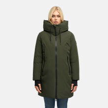 Marikoo Polarh&auml;schen Damen Mantel Dark Olive Gr&ouml;&szlig;e L - Gr.40