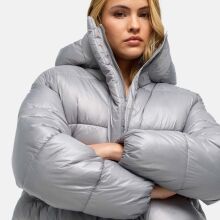 Navahoo Polar-Unit Damen Steppjacke Grey Gr&ouml;&szlig;e M - Gr.38