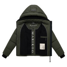Marikoo Shinamii Damen Steppjacke Dark Olive Gr&ouml;&szlig;e XL - Gr.42