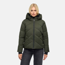 Marikoo Shinamii Damen Steppjacke Dark Olive Gr&ouml;&szlig;e XXL - Gr.44