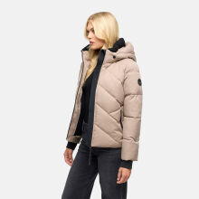 Marikoo Shinamii Damen Steppjacke Taupe Grey Gr&ouml;&szlig;e M - Gr.38