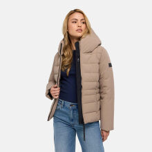 Navahoo Steppt&auml;nzchen Damen Steppjacke Taupe Grey Gr&ouml;&szlig;e S - Gr.36