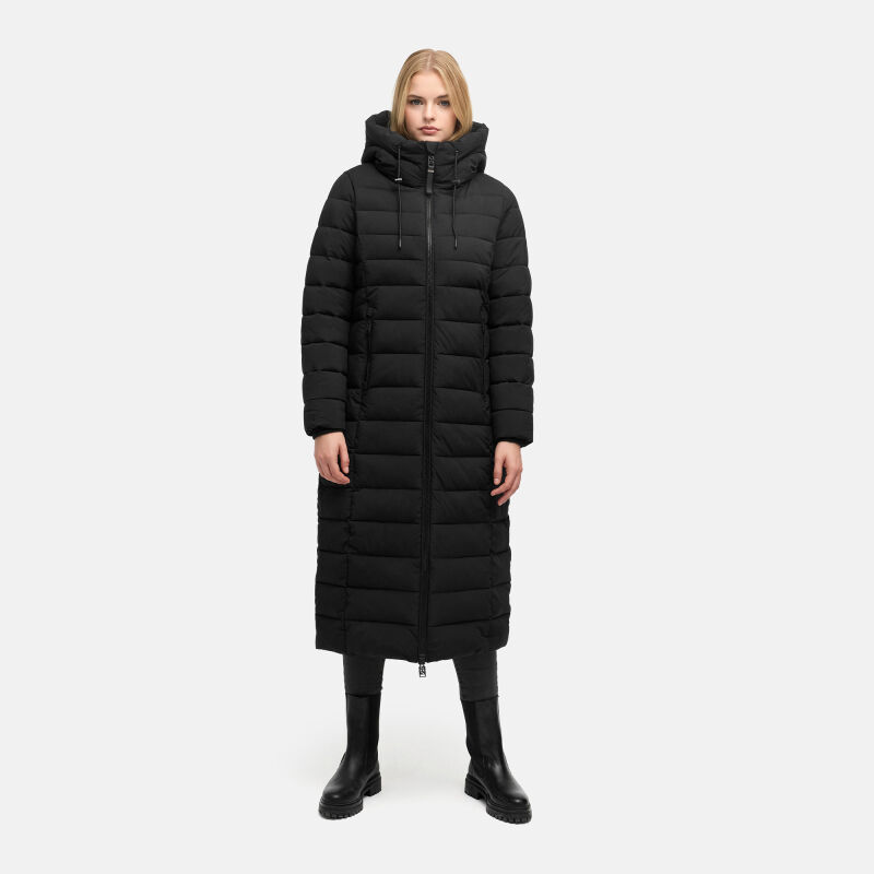 Navahoo Vanillawolke Damen Steppmantel Schwarz