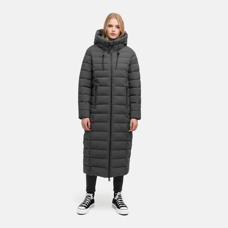 Navahoo Vanillawolke Damen Steppmantel Anthracite Gr&ouml;&szlig;e L - Gr.40