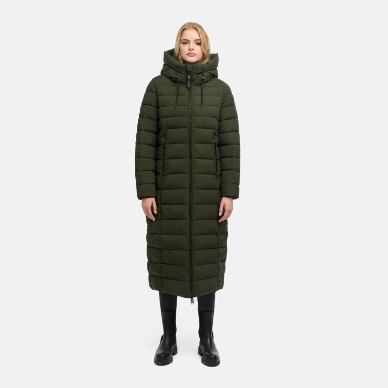 Navahoo Vanillawolke Damen Steppmantel Dark Olive Gr&ouml;&szlig;e S - Gr.36