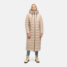 Navahoo Vanillawolke Damen Steppmantel Light Taupe Gr&ouml;&szlig;e XL - Gr.42