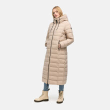 Navahoo Vanillawolke Damen Steppmantel Light Taupe Gr&ouml;&szlig;e XL - Gr.42