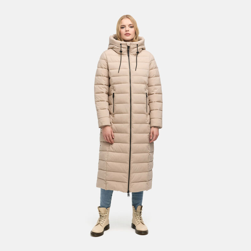 Navahoo Vanillawolke Damen Steppmantel Light Taupe Gr&ouml;&szlig;e XXL - Gr.44