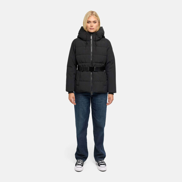 Navahoo Wattewunder Damen Steppjacke Schwarz