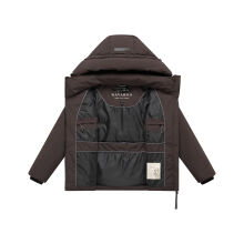 Navahoo Wattewunder Damen Steppjacke Choco Gr&ouml;&szlig;e S - Gr.36