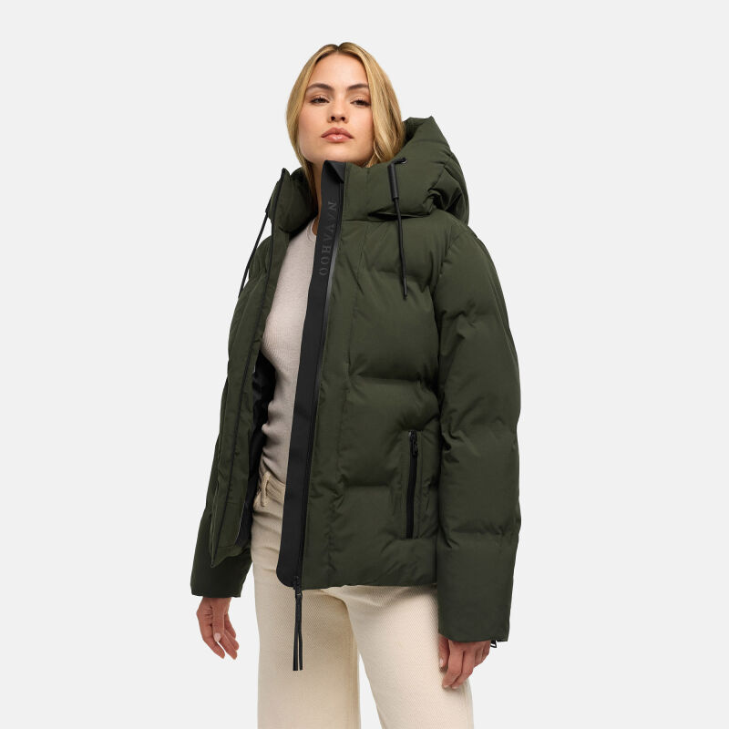 Navahoo Wolkentanz Damen Steppjacke Dark Olive Gr&ouml;&szlig;e L - Gr.40