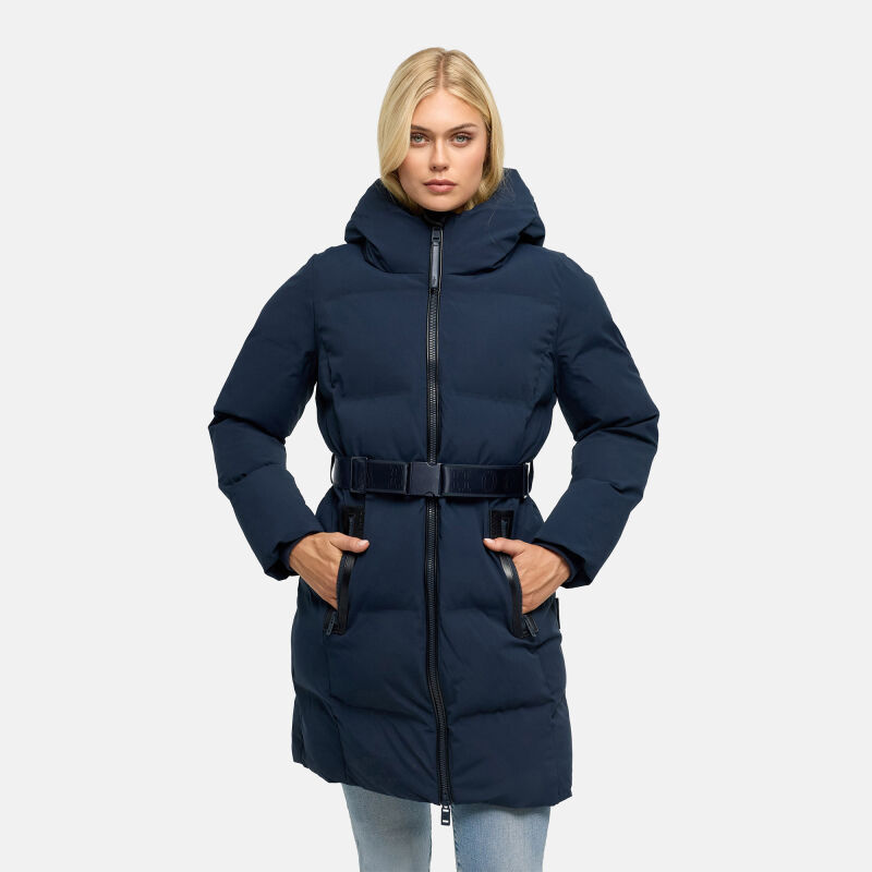 Navahoo Wolkenwichtel Damen Steppmantel Navy