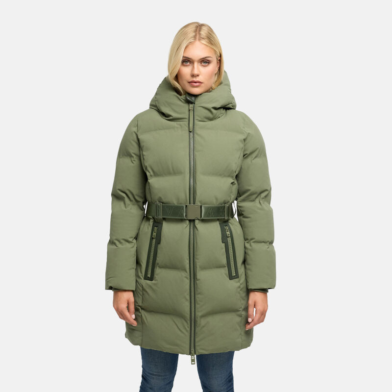 Navahoo Wolkenwichtel Damen Steppmantel Olive Leaf Gr&ouml;&szlig;e XXL - Gr.44