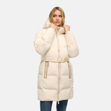 Navahoo Wolkenwichtel Damen Steppmantel Cream Gr&ouml;&szlig;e XXL - Gr.44