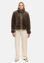 Navahoo Wuschelwonne Damen Teddyplüsch Jacke