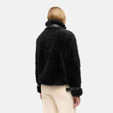 Navahoo Wuschelwonne Damen Teddypl&uuml;sch Jacke Schwarz Gr&ouml;&szlig;e XL - Gr.42