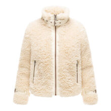 Navahoo Wuschelwonne Damen Teddypl&uuml;sch Jacke Cream Gr&ouml;&szlig;e XS - Gr.34
