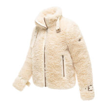 Navahoo Wuschelwonne Damen Teddypl&uuml;sch Jacke Cream Gr&ouml;&szlig;e M - Gr.38