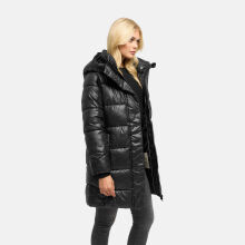 Marikoo Yumee Damen Steppmantel Schwarz Gr&ouml;&szlig;e L - Gr.40