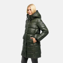 Marikoo Yumee Damen Steppmantel Dark Olive Gr&ouml;&szlig;e M - Gr.38